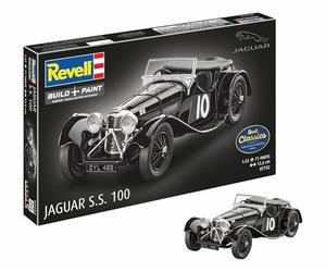 Revell 07752 Jaguar SS 100 Scala 1:32 - Kit modellino in plastica non costruita/non verniciata