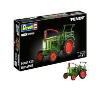 Revell 07828 Fendt F20 Dieselroß Trattore (sistema a clic), scala 1:24, non costruito, precolorato, Click-Together (non colla), kit modellino in plastica