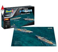 REVELL 05668 1/1200 First Diorama Set - Bismarck Battle