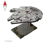 Bandai Star Wars Episode Vii Model Kit Illennium Falcon 1/144 M Grigio