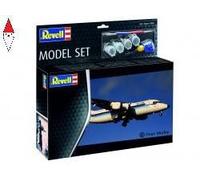 REVELL 1/144 MODEL SET BAE 146-200 AIRUK