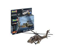 Revell 1:144-Set di Modelli Esercito Model Set AH-64A Apache, Colore Non Vernici