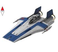 REVELL 06762 1/144 Star Wars Build & Play Resistance A-wing Fighter, blue (Episo