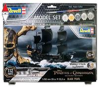 Pirati Dei Caraibi Disney La Perla Nera The Black Pearl Plastic Kit 1:150 Set