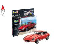 Jaguar E-type Model Set 1:24 Plastic Model Kit REVELL