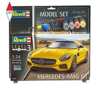 Automodello in kit da costruire revell 67028 mercedes-amg gt 1:24