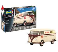 Vw T1 Dr. Oetker 1:24 Plastic Model Kit 07677 REVELL