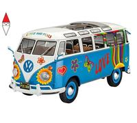 Volkswagen T1 Samba Bus Flower Power 1:24 REV07050 - revell modellismo
