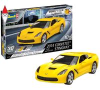 Revell Kit di modellismo in plastica 2014 Corvette Stingray 1:25 Easy-Click RV07449