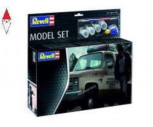 REVELL 1/25 MODEL SET JIM HOPPERS CHEVY BLAZER K5: STRANGER THINGS