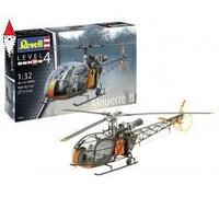 Alouette II Helicopter 1:32 Plastic Model Kit REVELL