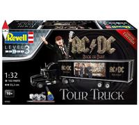 Truck & Trailer AC/DC Gift Set Plastic Kit 1:32 Model 07453 REVELL