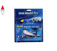 Boeing 747-200 Set 1:390 Plastic Model Kit REVELL