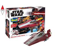 Revell RV06770 Plastic Model kit Resistance A-wing Fighter, red