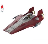 Star Wars VIII Build & Play Red Resistance A-Wing Fighter Plastic Kit 1:44 Model