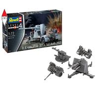 8.8cm Flak 37 + Sd.Anh.202 1:72 Plastic Model Kit REVELL