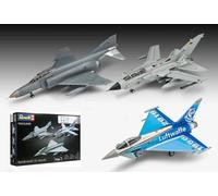 REVELL 1/72 AEREO SET 3X BUNDESWEHR TIPHOON PHANTOM TORNADO MODELLINO AUTO