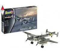 Revell Arado Ar 240 1:72 03798 modellismo