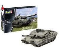 Revell 03365 Challenger-Modellino in plastica non costruita/non verniciata, scala 1:72, Multicolore