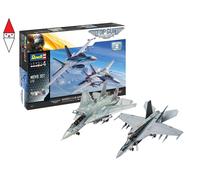Top Gun Easy-Click Model Kit 1/72 F-14D Super Tomcat & F/A-18E Super Hornet