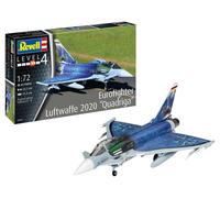 REVELL 1/72 KIT AEREO EUROFIGHTER LUFTWAFFE 2020 QUADRIGA MODELLINO AUTO STATICO
