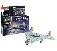 Revell 63790 - Modellino Arado Ar E.555 - P-Series, scala 1:72, non costruito/non verniciato, in plastica, con accessori