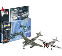 Combat Set Me262 & P-51b Model Set 1:72 Plastic Model Kit 63711 REVELL