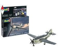 Revell 63775 - Set di modellini Fairey Gannet AS.1/AS.4 in scala 1:72, non costruito/non verniciato, in plastica, con accessori