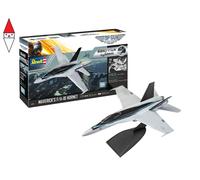 REVELL 64965 1/72 Model Set Maverick's F/A-18 Hornet Top Gun (Easy-Click System)