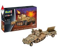 REVELL 1/72 SWS WITH FLAK 43 AND SD AH 58 AMMO TRAILER
