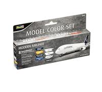 Revell 36203 Model Color - Modern Airliner - 8 colori acrilici da 17 ml