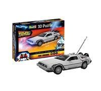 Revell 3D Puzzle 00221 Time Machine "Back to the Future" 157 Pieces, Highly Deta