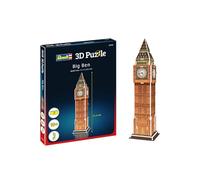 Revell 3D Puzzle- Big Ben, Un Punto di Riferimento di Londra Scopri Il Mondo in 3D, divertiti per Grandi e piccini, Colori, 120