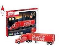 REVELL 00152 3D Puzzle Coca-Cola Truck (LED Version)