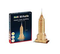 Revell 3D Puzzle- Empire State Building, the skyscraper, A landmark of New York Scopri Il Mondo in 3D, divertiti per Grandi e piccini, Colori, 00119