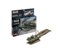 Revell 63297 Churchill originalgetreuer Modellbausatz, Aqua