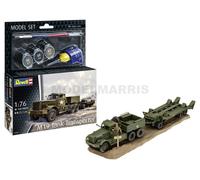 Revell 63364 - Set di modellini M19 per carri armati, scala 1:76, non costruito/non verniciato, in plastica, con accessori
