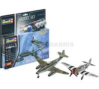 REVELL 63711 1/72 Model Set Combat Set Me262 & P-51B