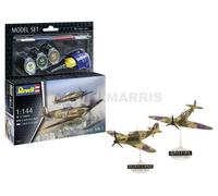 REVELL 63771 1/144 Model Set Spitfire Mk.Ia & Hurricane Mk.I