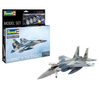 Revell 63778 - Modellino Boeing F-15C Aquila, scala 1:72, in plastica, con accessori
