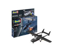 REVELL 63819 MODEL SET O-2A MODELLO REVELL CON ACCESSORI BASE 1/48