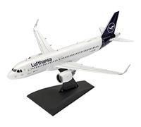 Revell- Model Set Airbus A320 Neo Lufth Other License Lufthansa Kit di Modelli in plastica con Adesivo, Colori primari e Pennello, Multicolore, 1/100, 63942