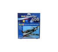 REVELL 64164 MODEL SET AEREO SPITFIRE MK V MODELLO CON ACCESSORI BASE 1/