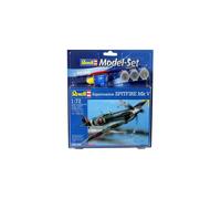 REVELL 64164 MODEL SET AEREO SPITFIRE MK V MODELLO CON ACCESSORI BASE 1/