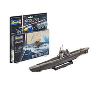 REVELL 65154 1/350 Model Set German Submarine Type VII C/41