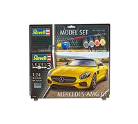 Revell 67028 Modellino Auto 1:24 - Mercedes-Benz AMG GT in Scala 1:24, Livello 3, Riproduzione Fedele con Molti Dettagli, Set Modello con Accessori di Base, 67028