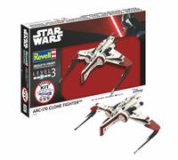 Revell 73608 Starter Kit ARC-170 Fighter scala 1:83, modellino in plastica con c