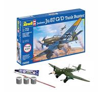 Revell 74692 Starter Kit Junkers Ju87 G/D Tank Buster in scala 1:72 Kit modello in plastica non costruita con accessori