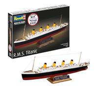 Revell 75804 Starter Kit R.M.S. Titanic in scala 1:1200 in plastica non costruita con accessori