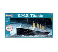 Revell 75804 Starter Kit R.M.S. Titanic in scala 1:1200 in plastica non costruita con accessori